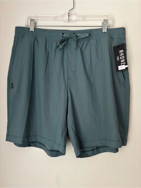 Rhone 7” Pursuit Short Unlined in Tidal Green Men’s XL NEW Standard Fit Active